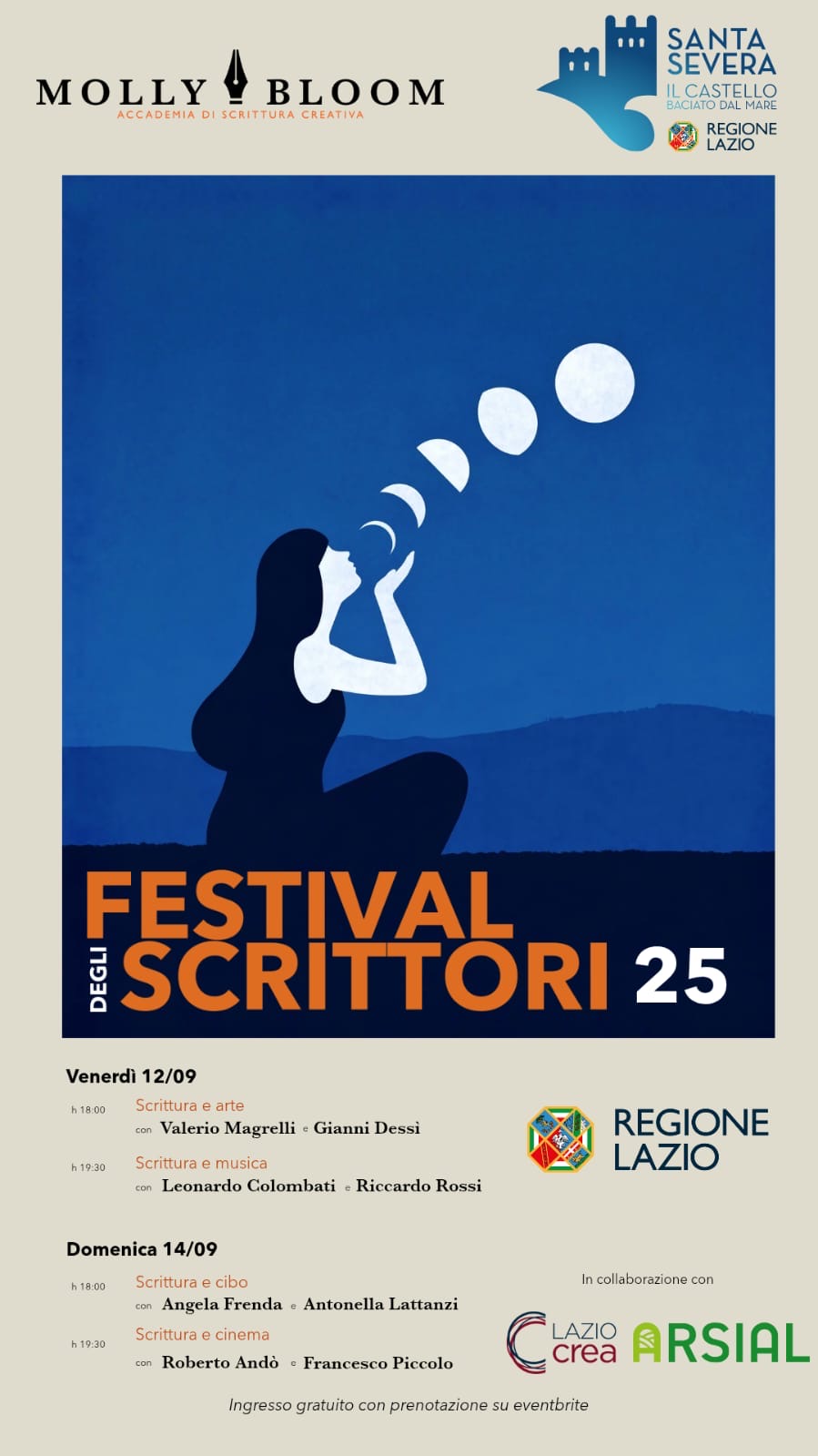 Nasce il primo Festival degli Scrittori al Castello di Santa Severa il 12 e 14 settembre 2025