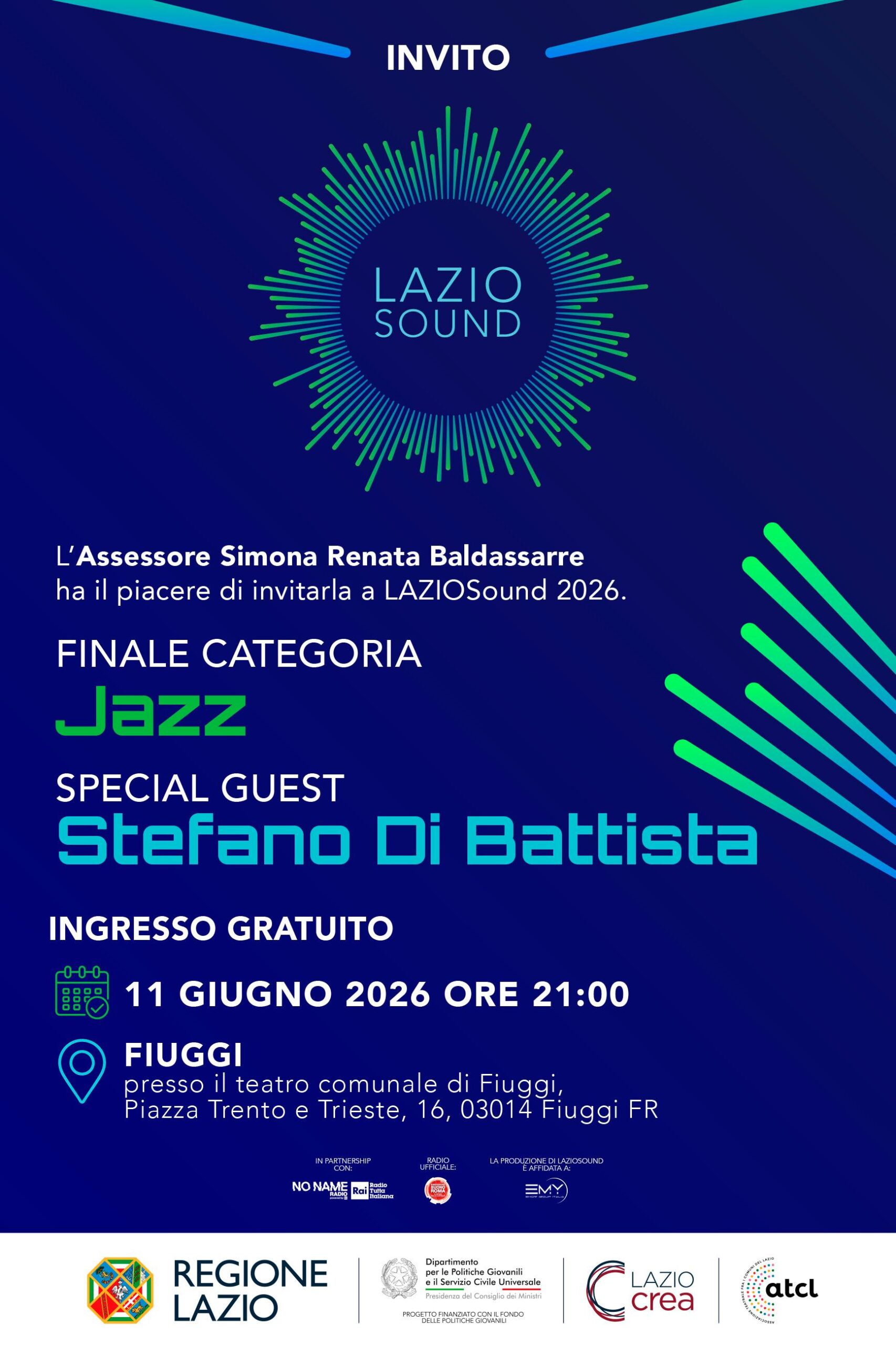 LAZIOSound 2026: a Fiuggi la finale della categoria Jazz