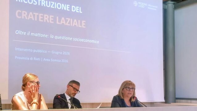 Presentato a Rieti stato avanzamento piano rilancio del cratere sismico